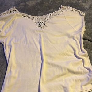 Polo by Ralph Lauren White Embellished Blouse